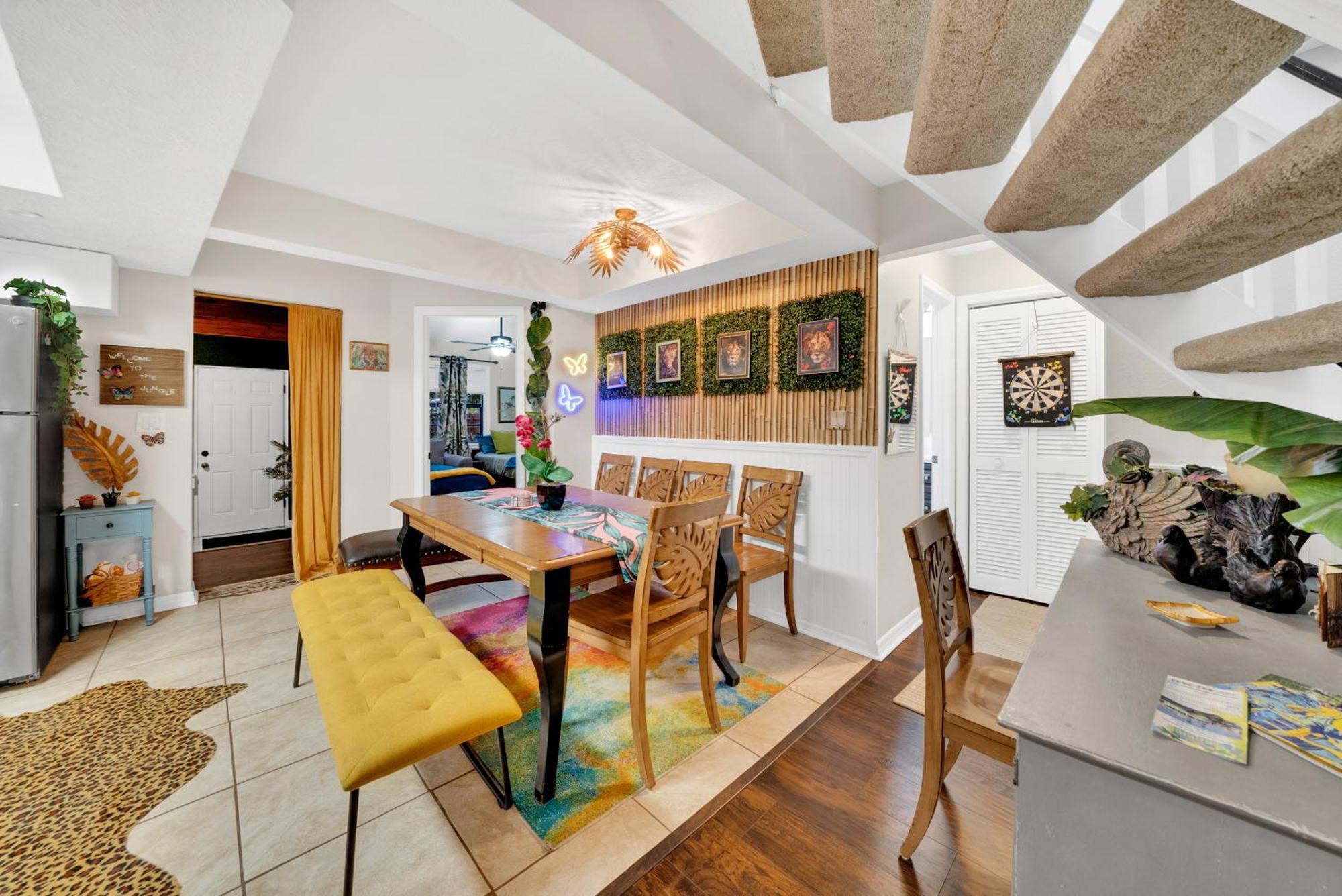 טאמפה Zen Jungle House By Busch Gardens Sleeps 12 With Outdoor Games & Detached Play Space! מראה חיצוני תמונה